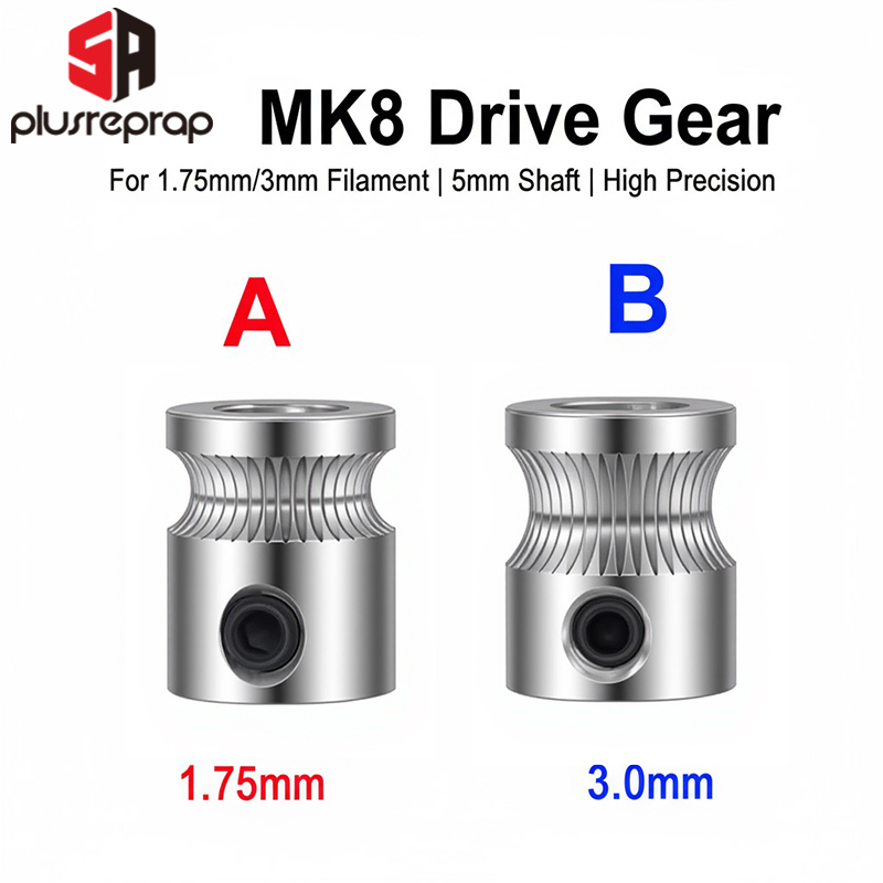 3D Printing Industry - 1pc MK8用1.75ミリメートル3ミリメートルフィラメント3Dプリンタreprap押出機プーリー5ミリメートルシャフト
