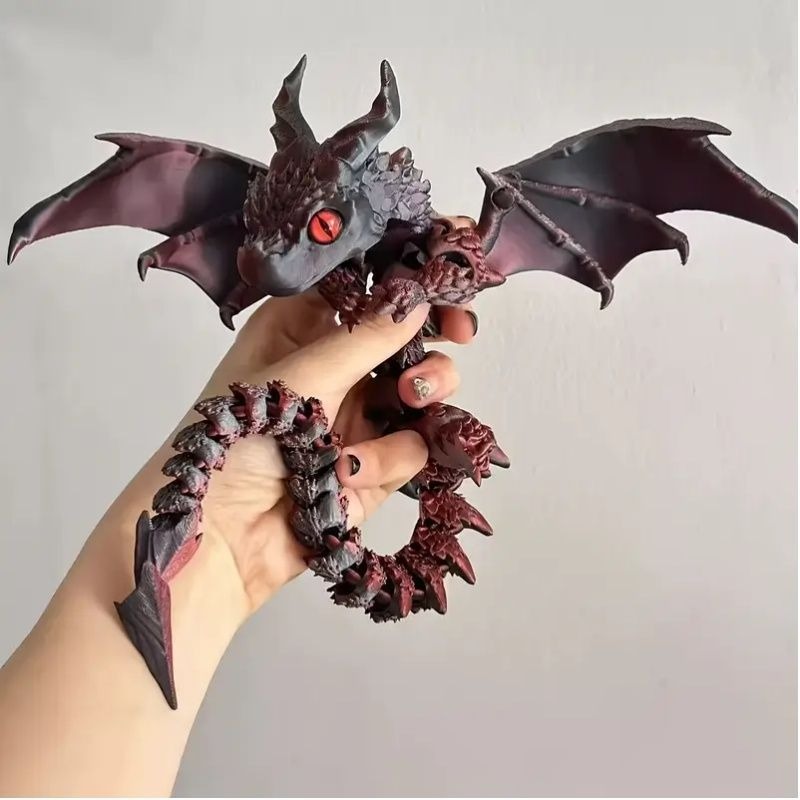 3Dプリントされた翼、ドラゴン、ドラゴンと卵、オンラインセレ - 3D Printing Online Service のレビューと価格