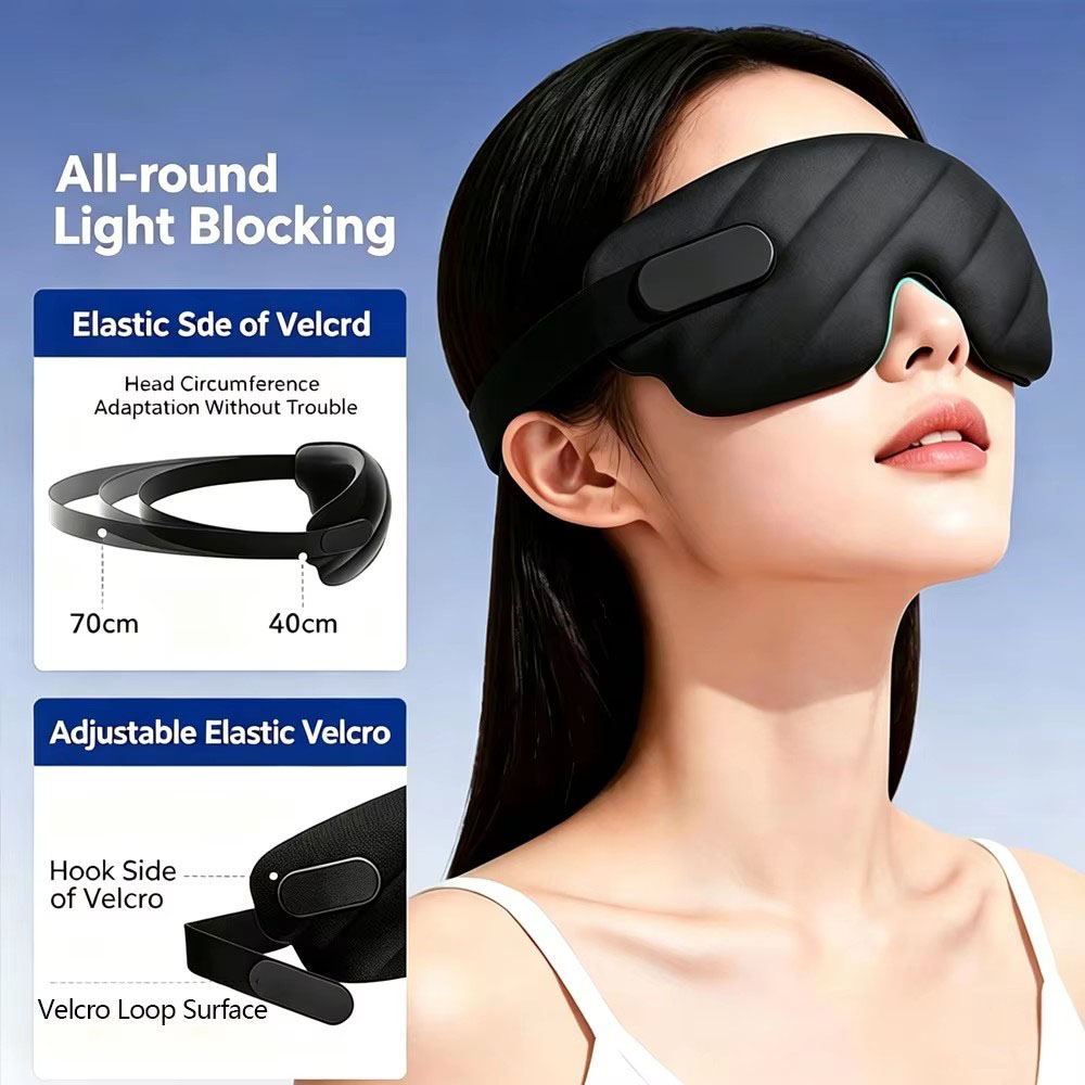 睡眠用マスク 3Dアイマスク 輪郭に合わせたカップ型 目隠し - 3D Printing Mask のレビューと価格