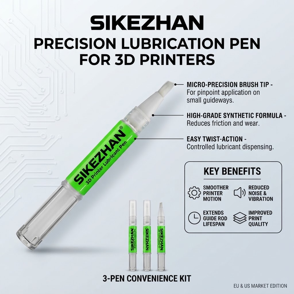 潤滑ペン3本セット。3Dプリンター用。リニアレール、リードス - 3D Printing Guide のレビューと価格