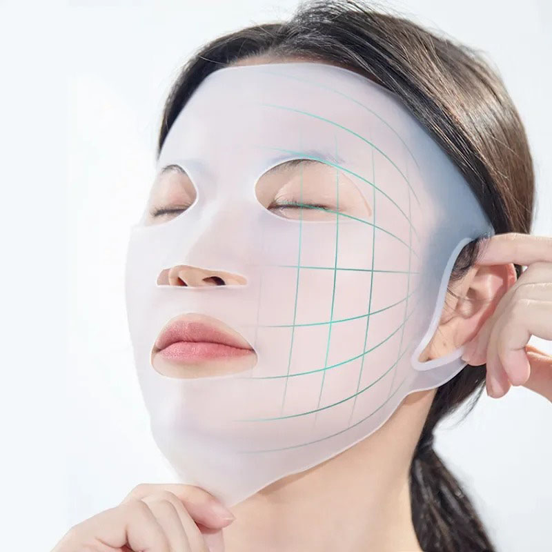 3D シリコーンマスク顔女性スキンケアツールぶら下げ耳フェイ - 3D Printing Mask のレビューと価格