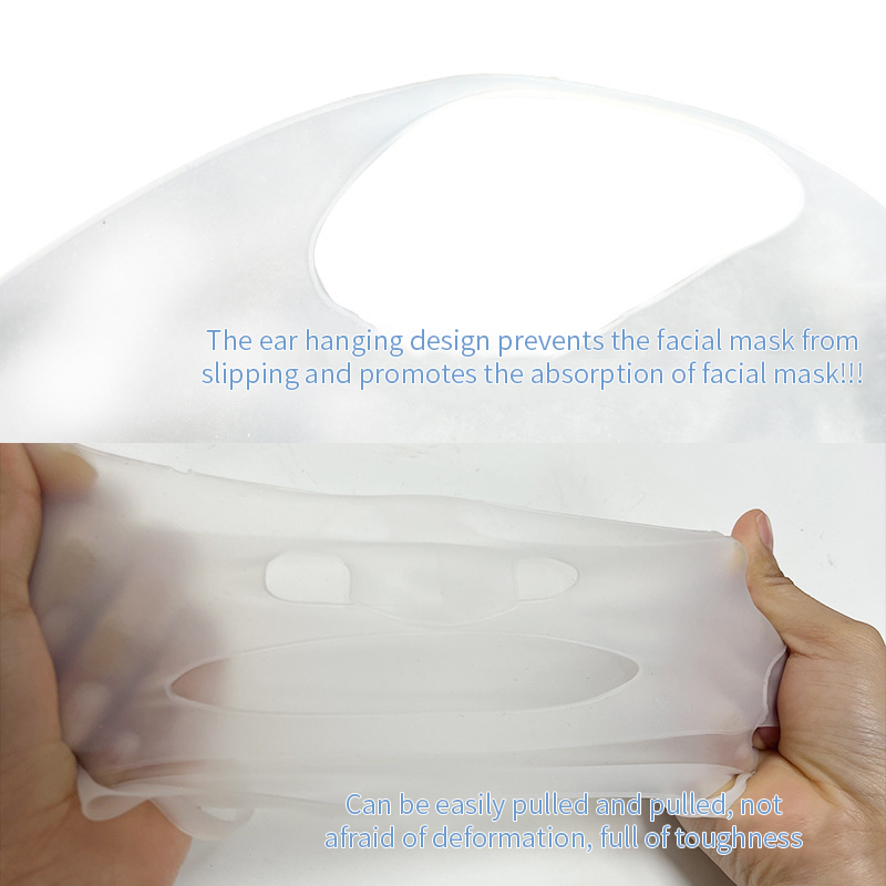3D シリコーンマスク顔女性スキンケアツールぶら下げ耳フェイ - 3D Printing Mask のレビューと価格