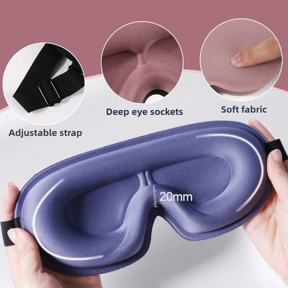旅行用3Dメモリーフォーム製アイマスク、遮光性に優れたアイシ - 3D Printing Mask のレビューと価格