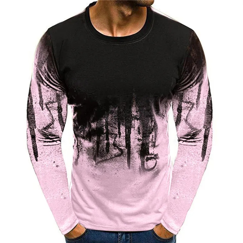 2026年新作、秋冬用メンズ迷彩柄Tシャツ、3DプリントTシ - 3D Printing Custom のレビューと価格