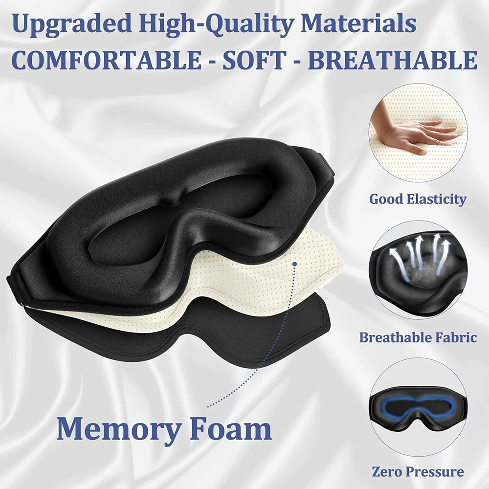 3Dアイマスク。鼻当て付きで快適かつ通気性に優れた睡眠用アイ - 3D Printing Mask のレビューと価格