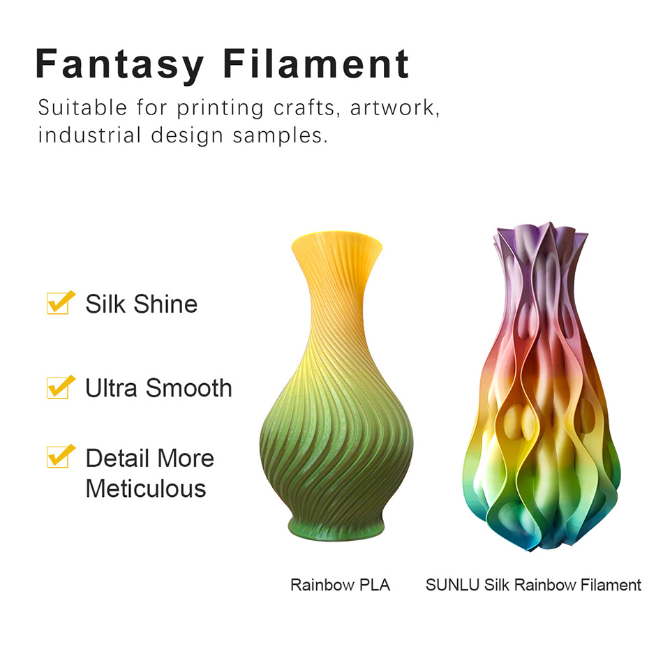 SUNLU シルク PLA 3D フィラメント 1.75 ミ - 3D Printing Nylon のレビューと価格