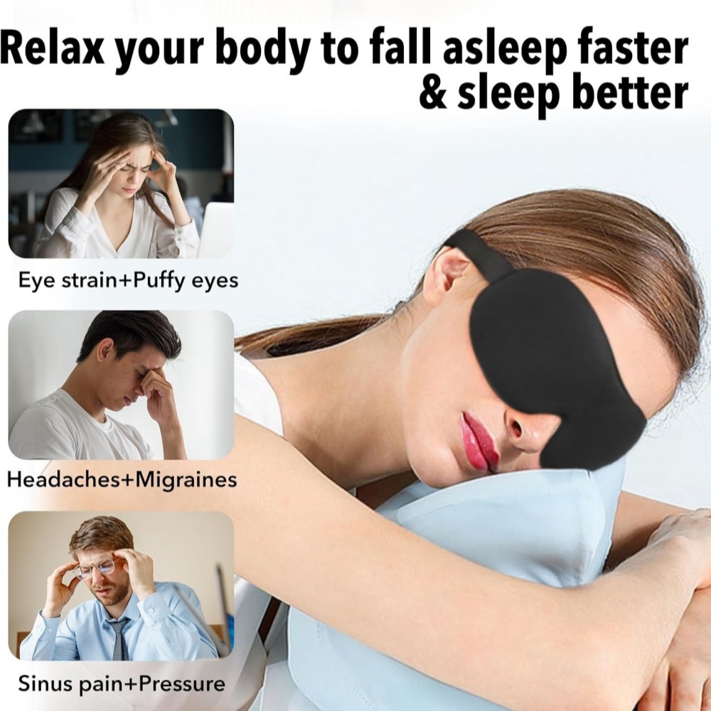 3D睡眠マスク 目隠し 睡眠補助 ソフトメモリーフォーム ア - 3D Printing Mask のレビューと価格