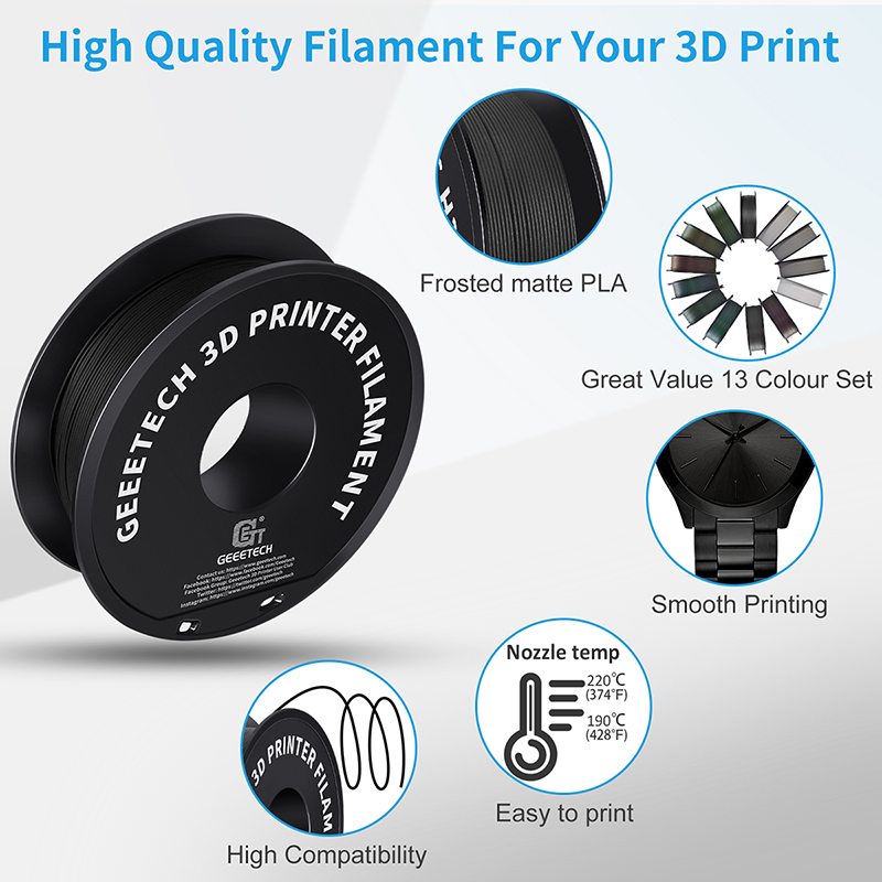 Geeetech 3D プリンター フィラメント マット P - 3D Printing Nylon のレビューと価格